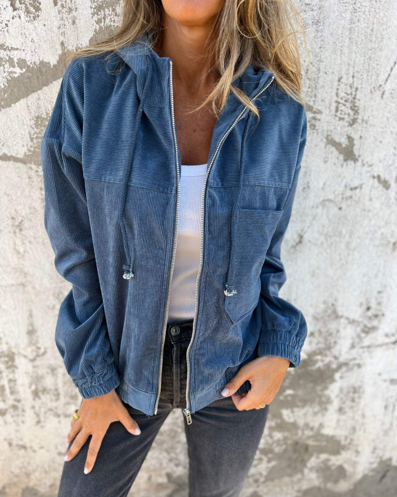 Caroline - Giacca con cappuccio e zip