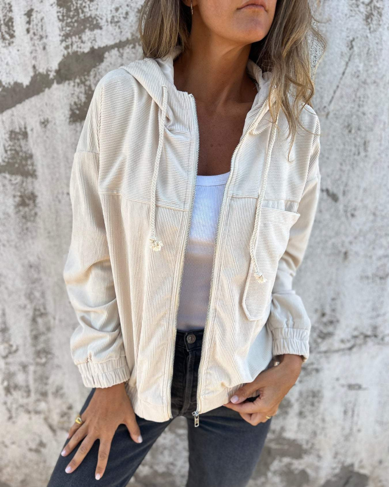 Caroline - Giacca con cappuccio e zip