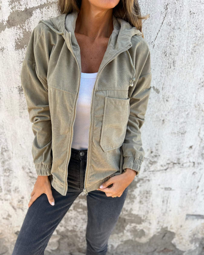 Caroline - Giacca con cappuccio e zip