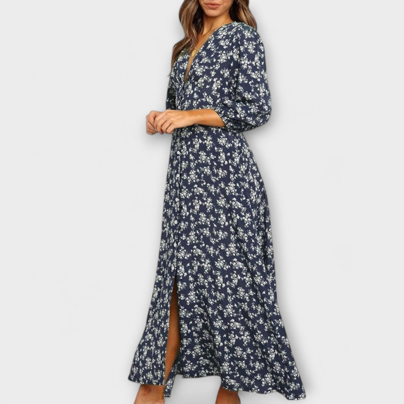 Floral Pattern Maxi Dress | Dress