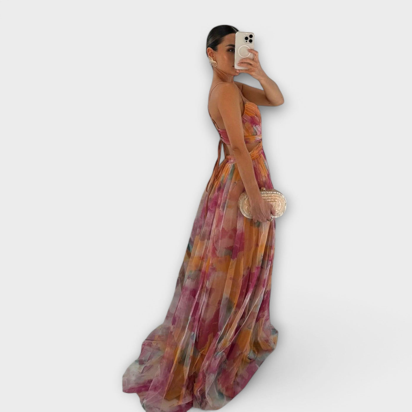 Annai Mesh Maxi Dress | Dress