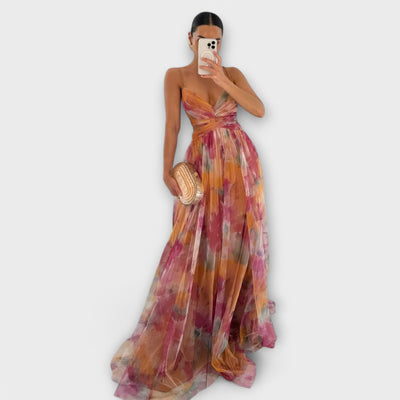 Annai Mesh Maxi Dress | Dress