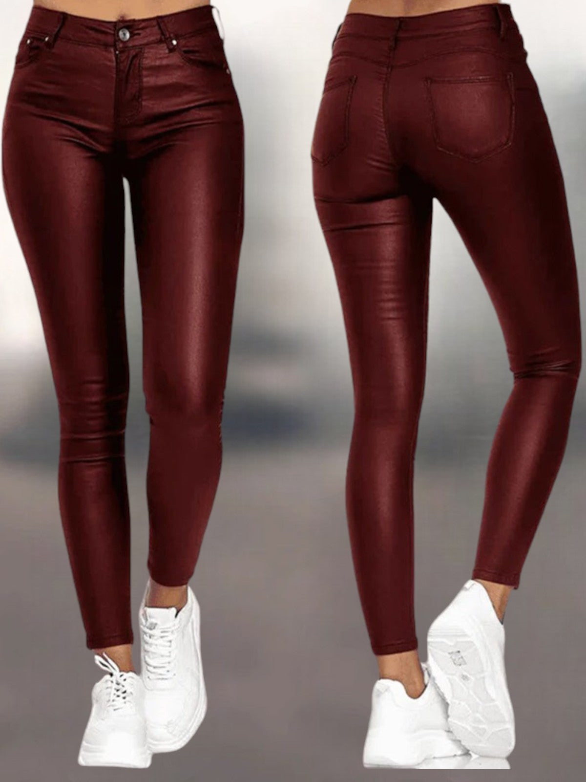 Leather Skinny - Pantaloni
