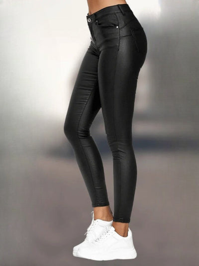 Leather Skinny - Pantaloni