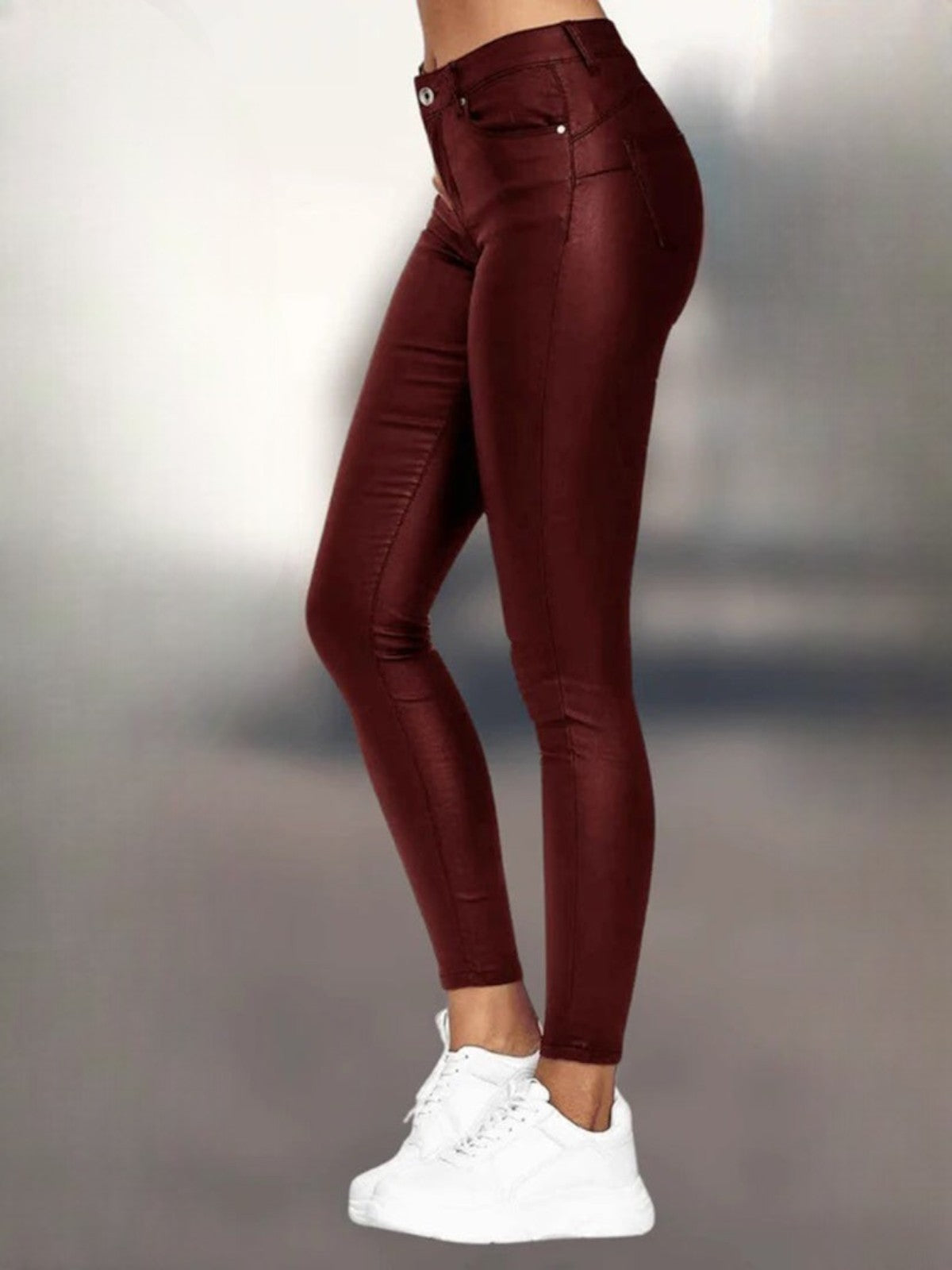 Leather Skinny - Pantaloni