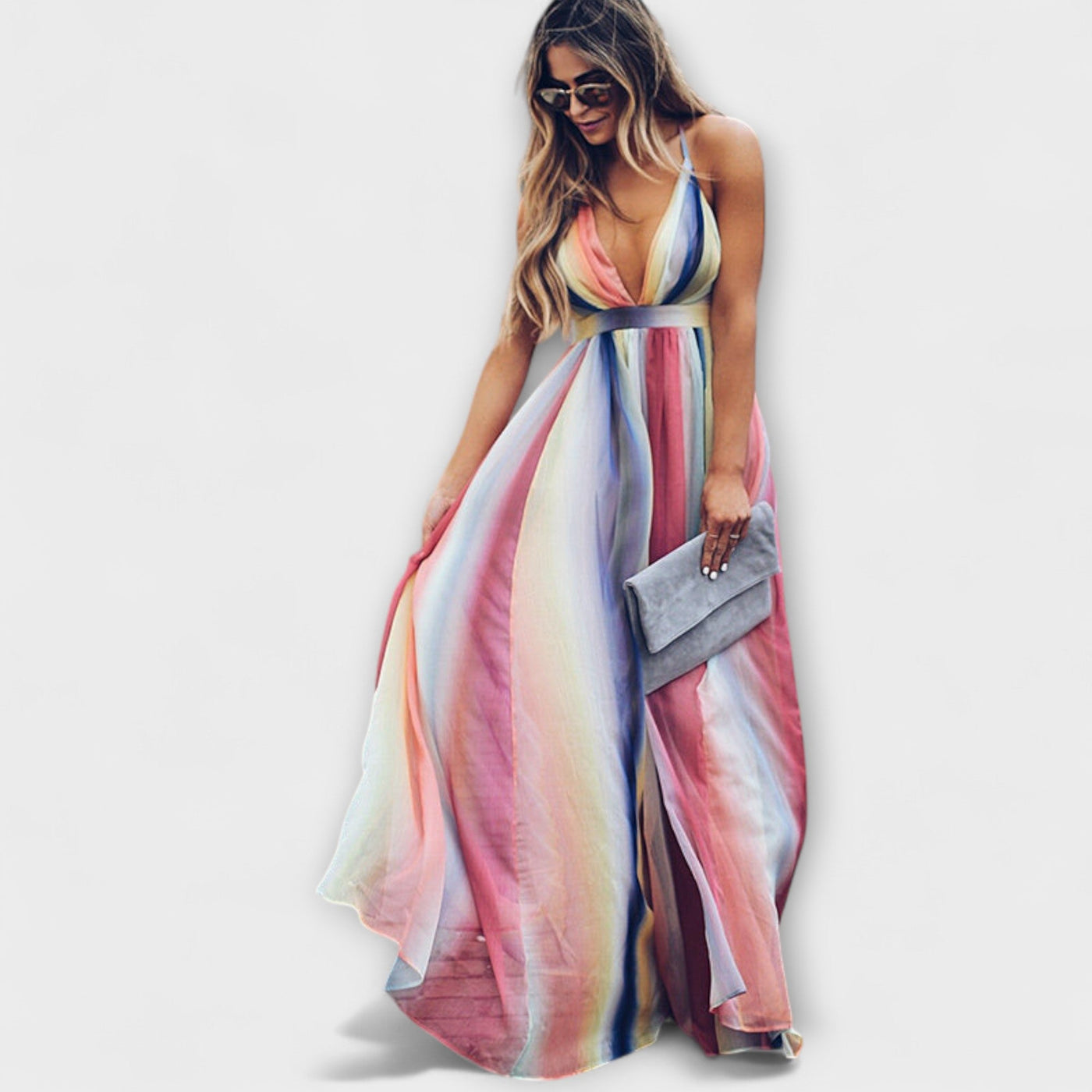 Multicolored Striped Women's Dress | Dress