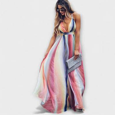 Multicolored Striped Women's Dress | Dress