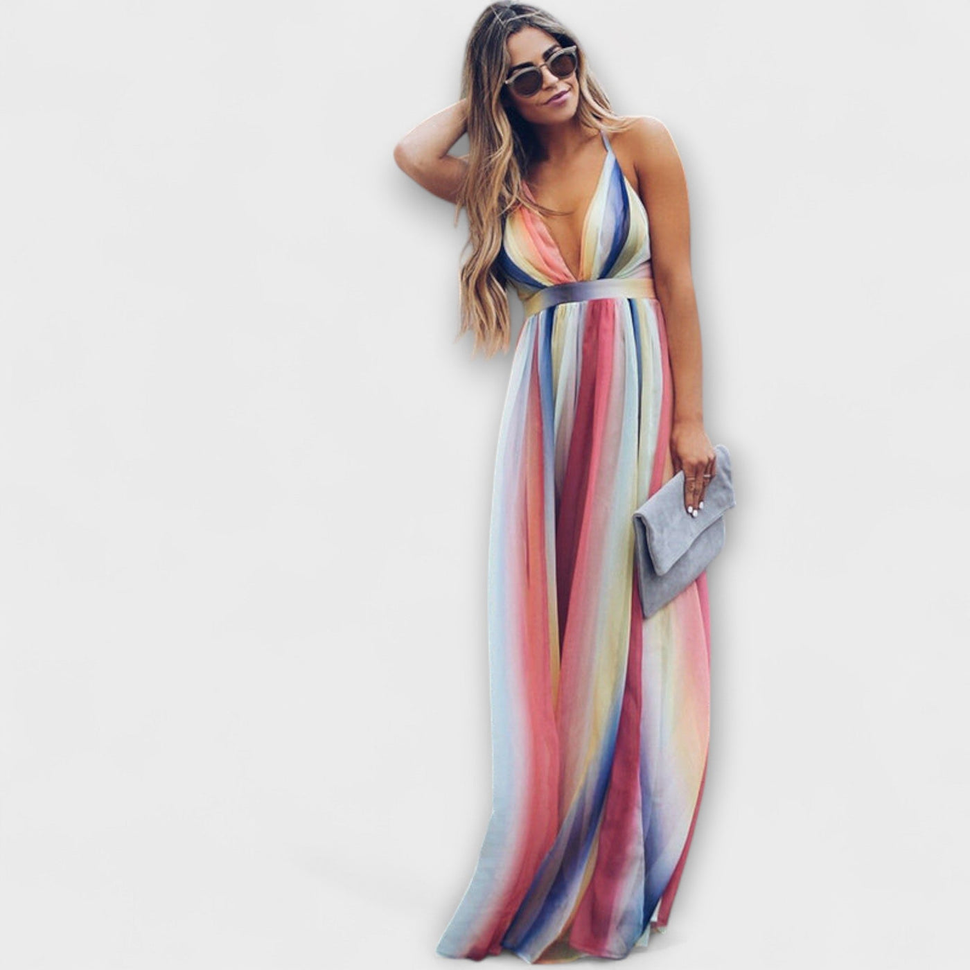 Multicolored Striped Women's Dress | Dress