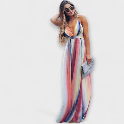 Multicolored Striped Women's Dress | Dress