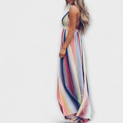 Multicolored Striped Women's Dress | Dress