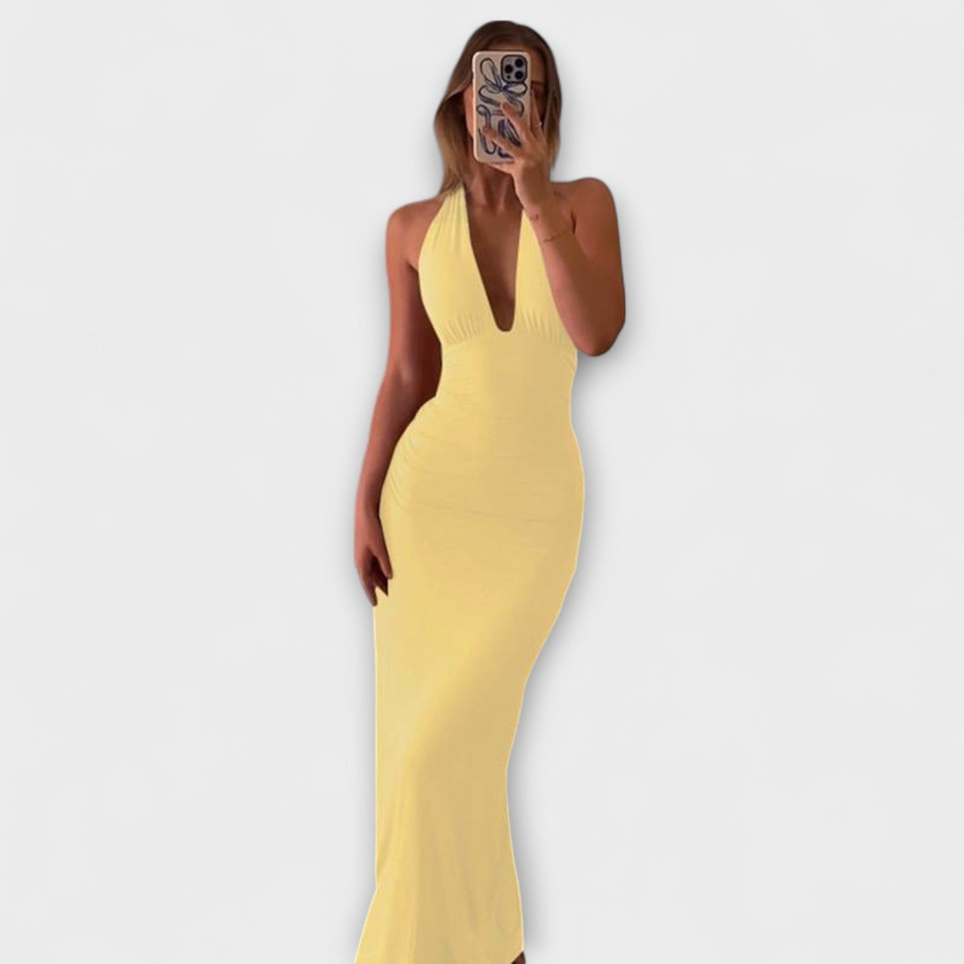 Refined Backless Halter Neck Gala Dress | Dress